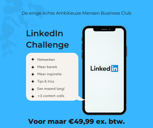 LinkedIn Challenge Maart + werkboek én 3 groeps-content calls!