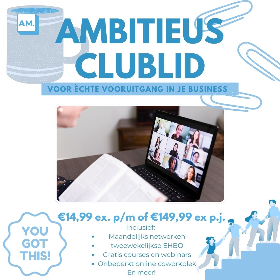 Ambitieus Clublid (eigen platform)